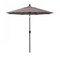California Umbrella 7.5' Black Aluminum Market Patio Umbrella, Sunbrella Gateway Blush 194061338209 - alternate 1